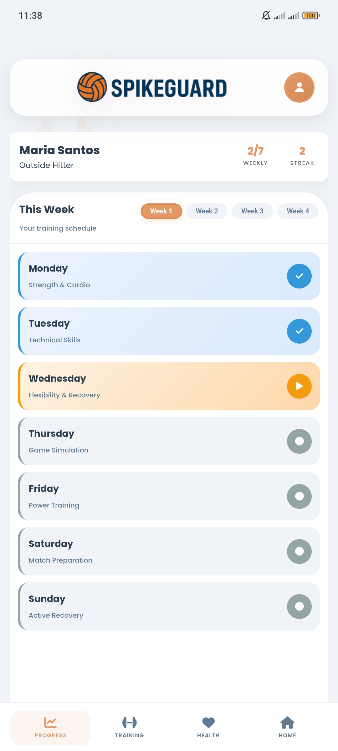 Progress Tracking